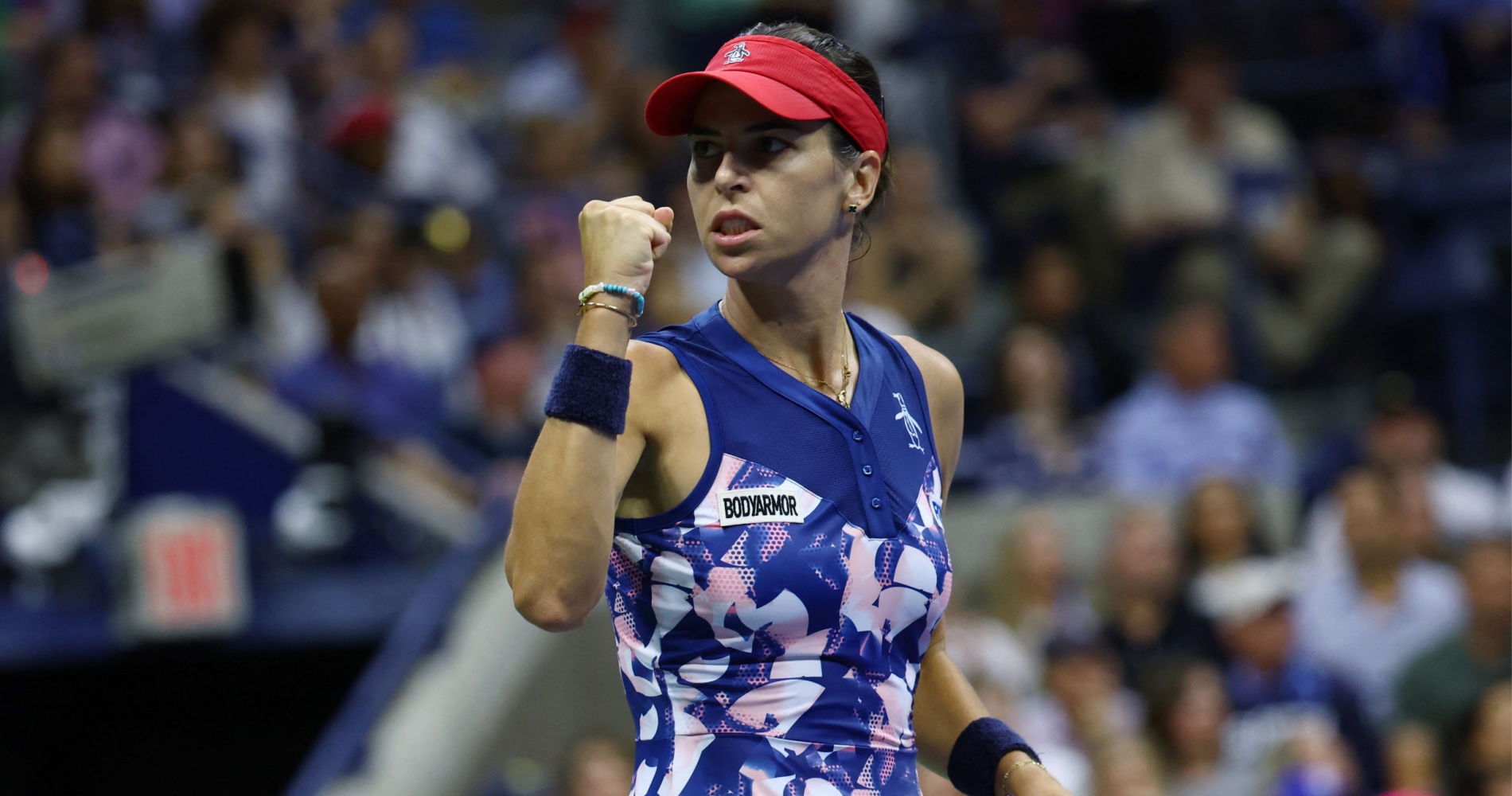 Ajla Tomljanovic at the 2022 US Open in New York