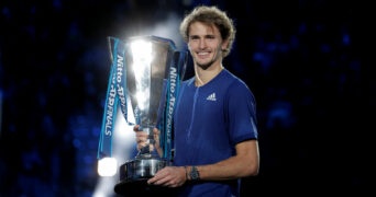 Alexander Zverev at the 2021 ATP Finals in Turin