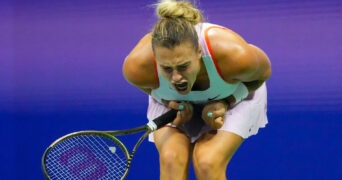 Aryna Sabalenka at the 2022 US Open in New York