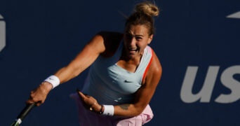 Aryna Sabalenka at the 2022 US Open in New York