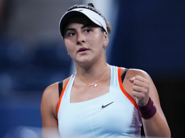 Bianca Andreescu at the 2022 US Open in New York