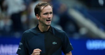 Daniil Medvedev at the 2022 U.S. Open tennis tournament in New York