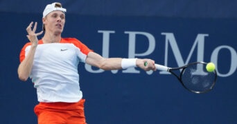 Denis Shapovalov at the 2022 US Open in New York