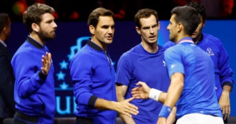 Roger Federer and Team Europe, 2022