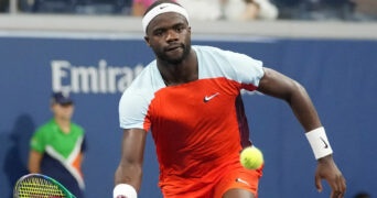 Frances Tiafoe at the 2022 US Open in New York