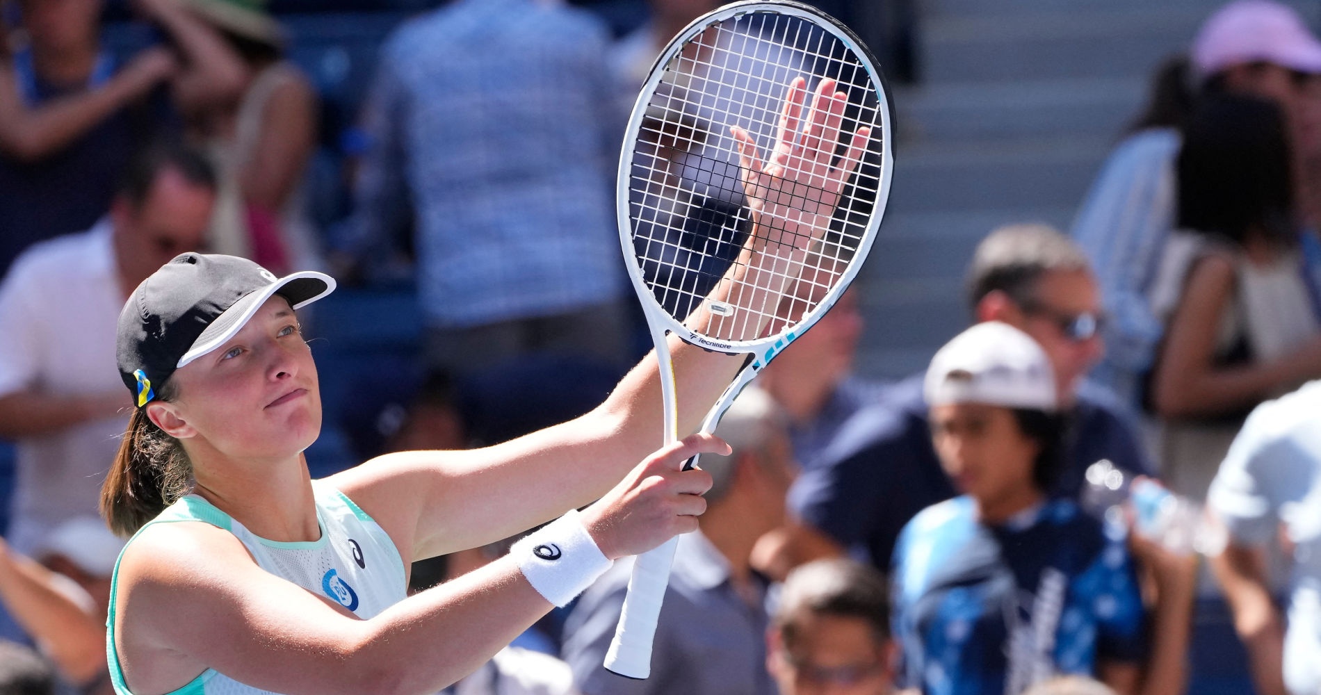 Iga Swiatek at the 2022 US Open in New York