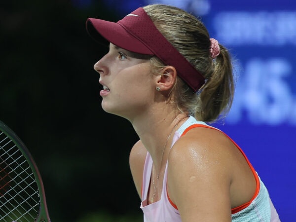 Linda Fruhvirtova at the WTA Chennai Open in 2022