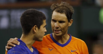 Carlos Alcaraz and Rafael Nadal, Indian Wells 2022