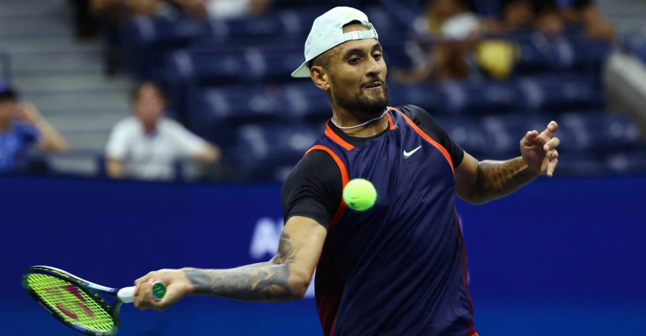 Nick Kyrgios at the 2022 US Open in New York