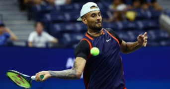 Nick Kyrgios at the 2022 US Open in New York