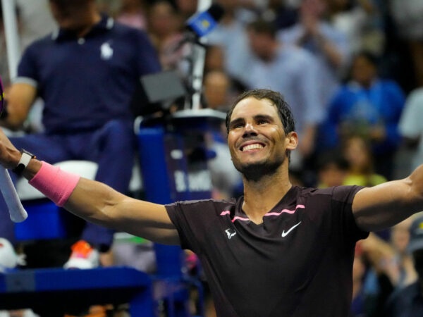 Rafael Nadal at the 2022 US Open in New York