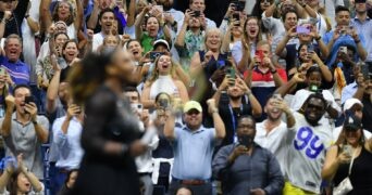 Serena Williams USO crowd