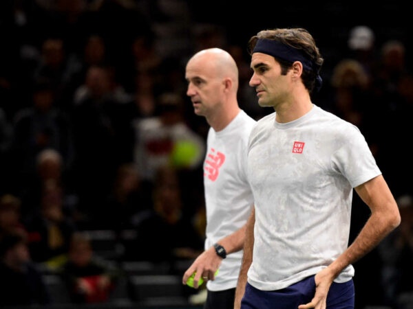 Ivan Ljubicic and Roger Federer, Paris, 2018