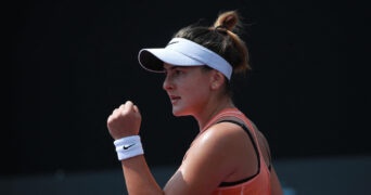 Bianca Andreescu at the WTA Guadalajara Open