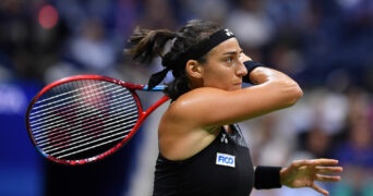 Caroline Garcia at the 2022 US Open in New York