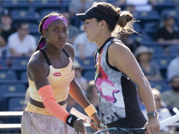 Coco Gauff and Jessica Pegula at the 2022 National Bank Open in Toronto