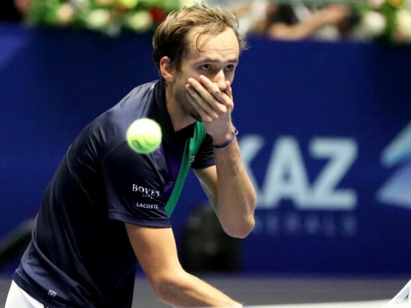 Daniil Medvedev at the 2022 Astana Open