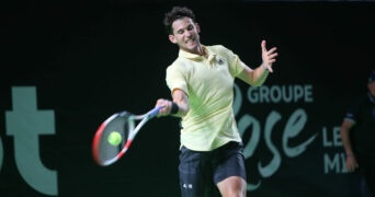 Dominic Thiem at the 2022 Moselle Open in Metz