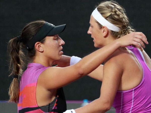 Jessica Pegula and Vika Azarenka, 2022