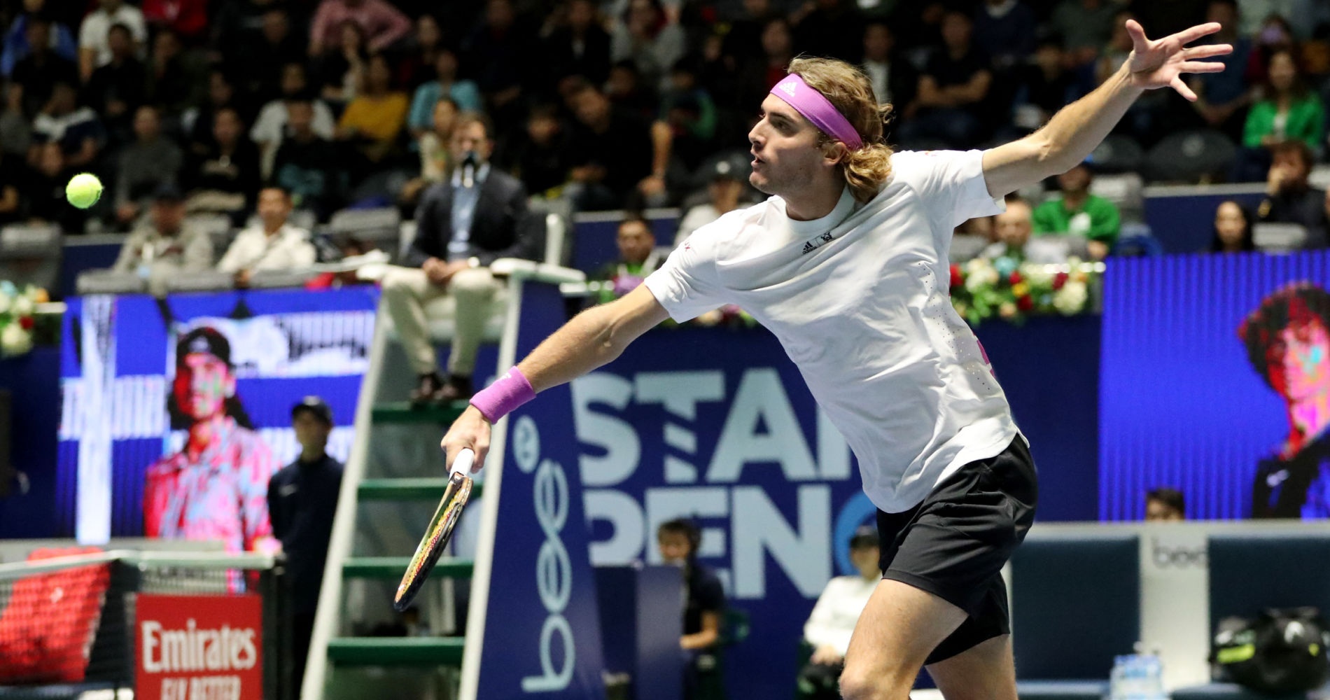 Stefanos Tsitsipas at the 2022 Astana Open