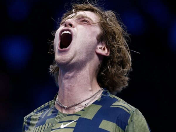 Andrey Rublev at the 2022 ATP Finals in Turin