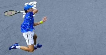 Alex de Minaur at the 2022 Rolex Paris Masters