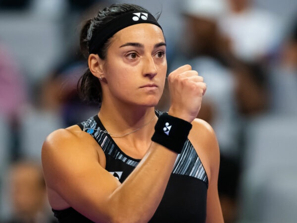 Caroline Garcia at the 2022 WTA Finals Fort Worth tennis tournament