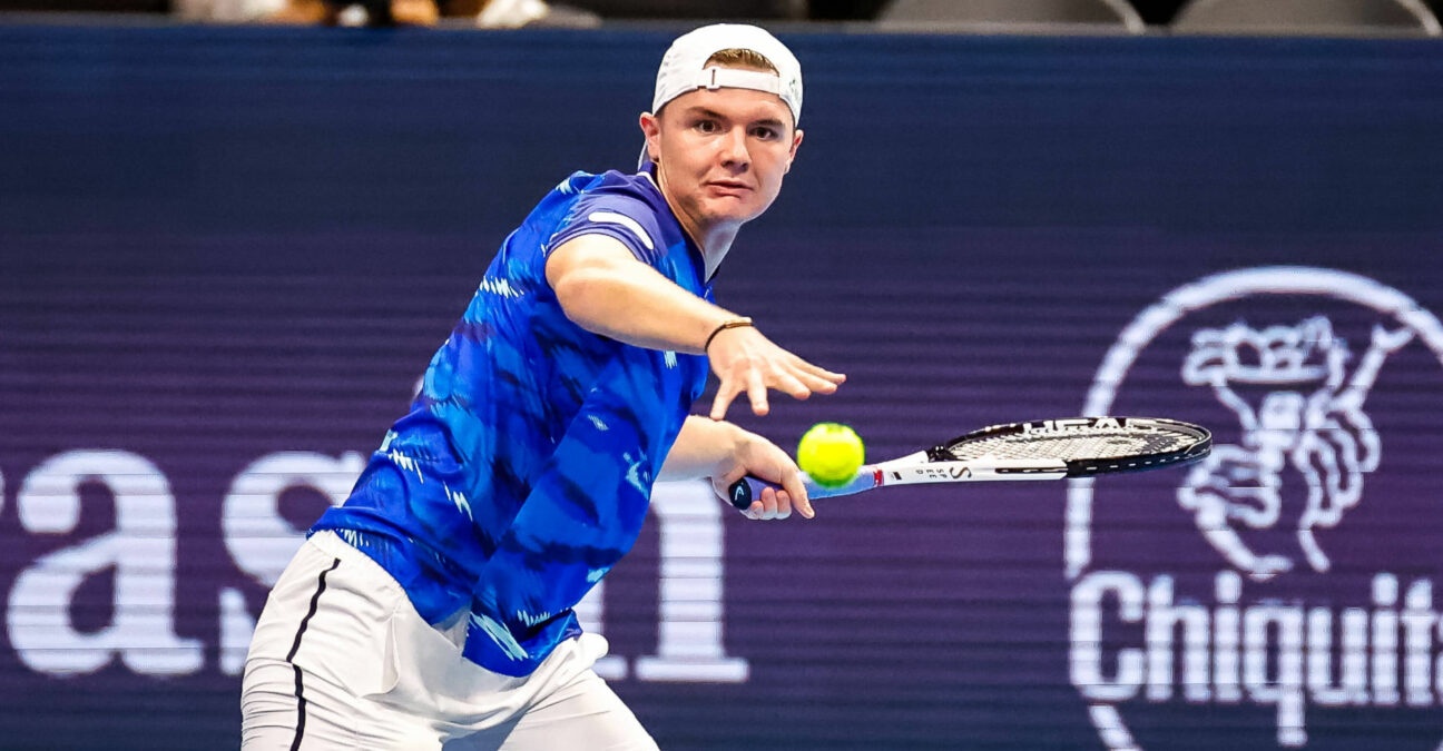 Dominic Stricker at the 2022 Basel Open
