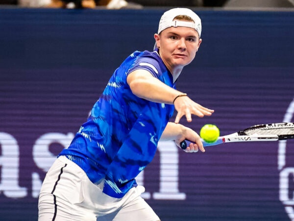 Dominic Stricker at the 2022 Basel Open
