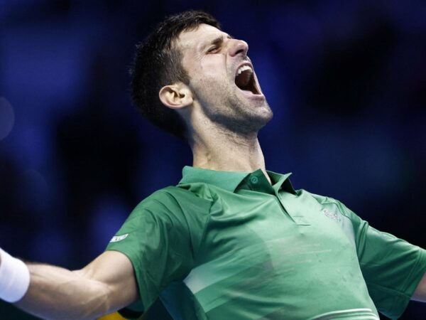 Novak Djokovic roar Turin