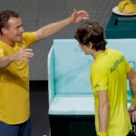 Alex de Minaur and Lleyton Hewitt at Davis Cup 2022 || AI / Reuters / Panoramic