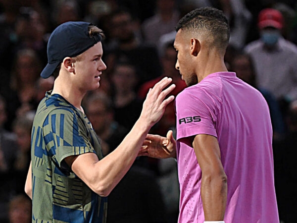 Holger Rune and Félix Auger-Aliassime, Rolex Paris Masters, 2022