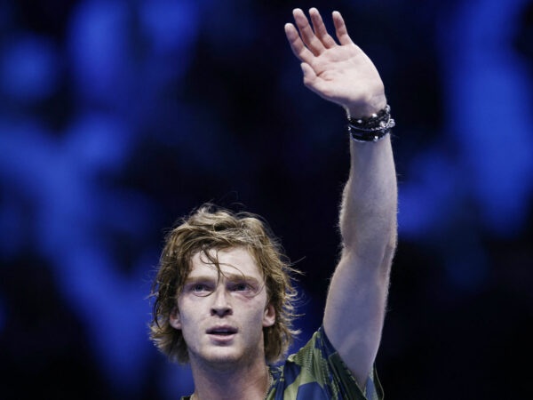 Andrey Rublev at the 2022 ATP Finals in Turin