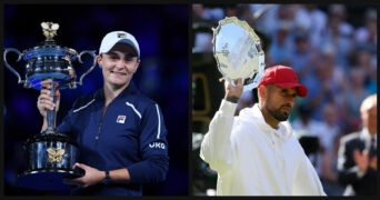 Ash Barty and Nick Kyrgios nominated for the 2022 Newcombe Medal