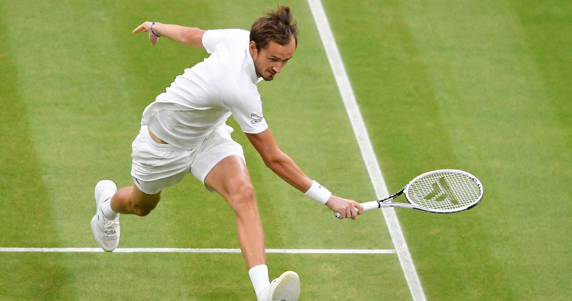 Daniil Medvedev at the 2021 Wimbledon Championships