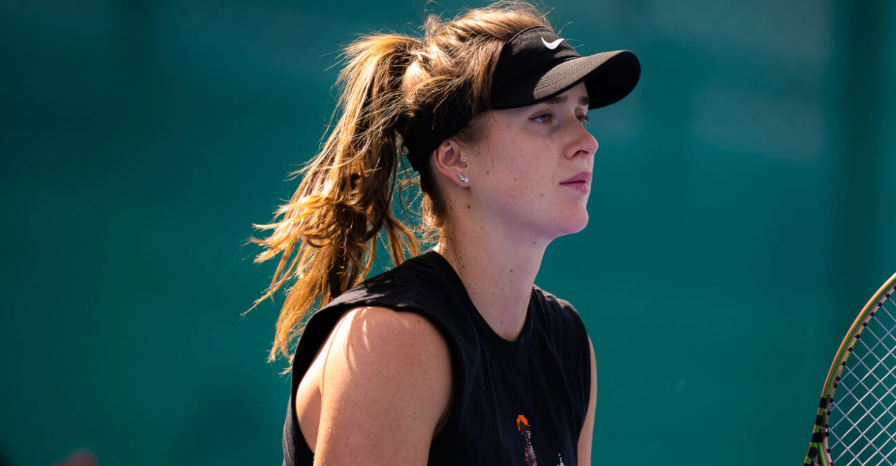 Elina Svitolina at the 2022 Dubai Open