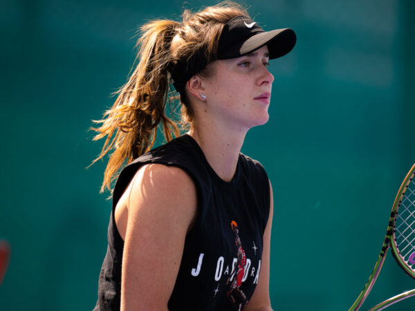 Elina Svitolina at the 2022 Dubai Open