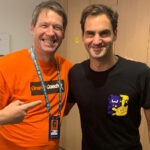 Roger Federer and Sven Groeneveld