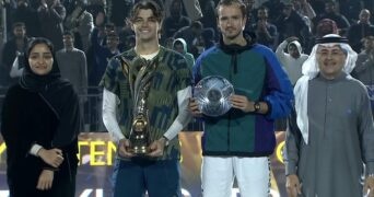 Fritz and Medvedev, Diriyah Tennis Cup 2022