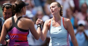 Petra Kvitova and Garbine Muguruza USO 2022