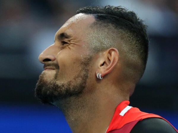 Nick Kyrgios at the 2022 Australian Open