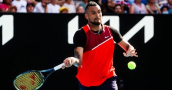 Nick Kyrgios at the 2022 Australian Open