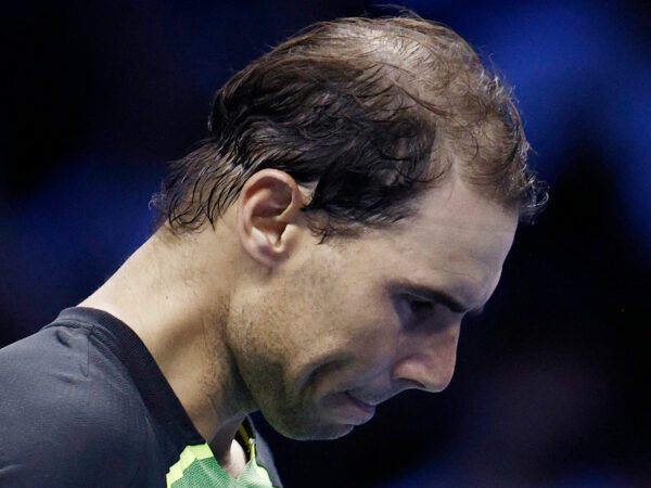 Rafael Nadal during the 2022 ATP Finals in Turin