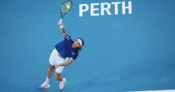 Stefanos Tsitsipas at the 2022 United Cup