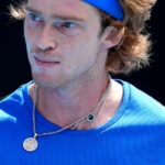 Andrey Rublev at the 2023 Australian Open