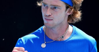 Andrey Rublev at the 2023 Australian Open