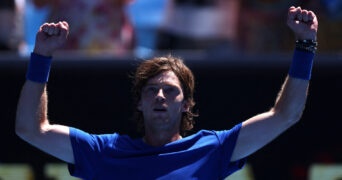 Andrey Rublev at the 2023 Australian Open