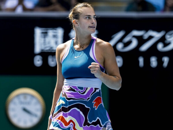 Aryna Sabalenka at the 2023 Australian Open