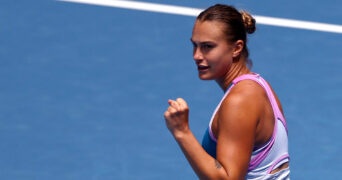 Aryna Sabalenka at the 2023 Australian Open