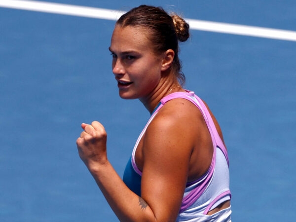 Aryna Sabalenka at the 2023 Australian Open